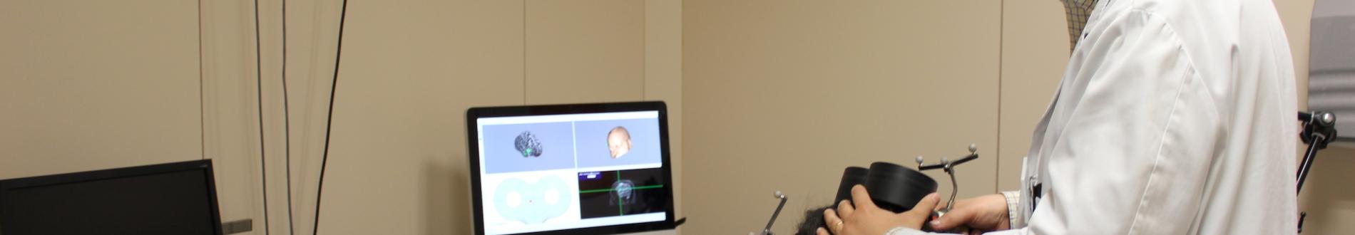 Treatment of depression with TMS transcranial magnetic stimulation 
